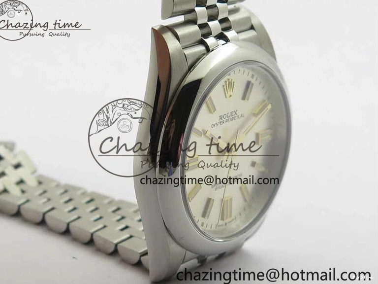 MiroTime 0227 WeatherProof Oyster Perpetual 41mm 124300 BP Maker Best Edition Silver Dial on SS Jubilee Bracelet A 2639